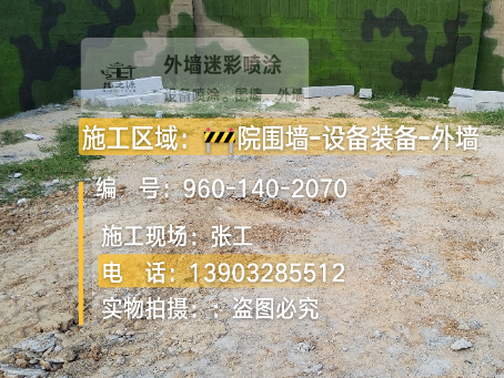 中卫迷彩漆喷涂方法（通用 + 数码专项